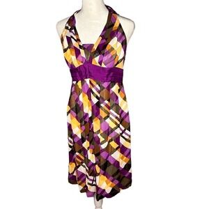 ANTHROPOLOGIE Moulinette Soeurs Etty Halter Dress Size 8